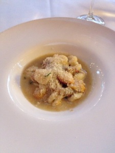 Rainbow Valley Farmers Cheese Gnocchi at Quiessence