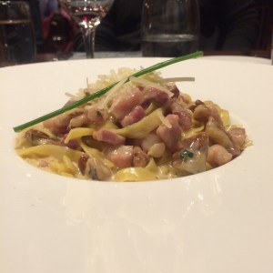 Tagliatelle Speck Gorgonzola e Noci